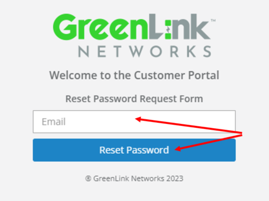 How to reset your Customer Portal password?