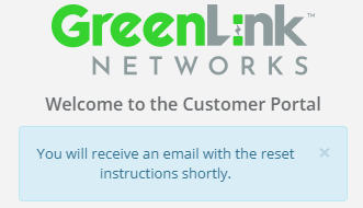 How to reset your Customer Portal password?